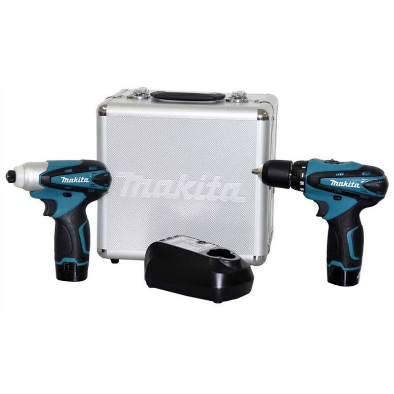 Kit Furadeira Parafusadeira Parafusadeira De Impacto Makita 2