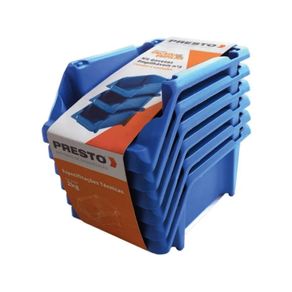 Kit-com-6-Gavetas-Presto-Nº3-Azul-Sistema-Encaixa Kit-com-6-Gavetas-Presto-Nº3-Azul-Sistema-Encaixa