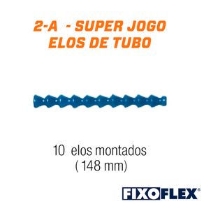 Jogo Elos de Tubo 1/4 Fixoflex Quimatic