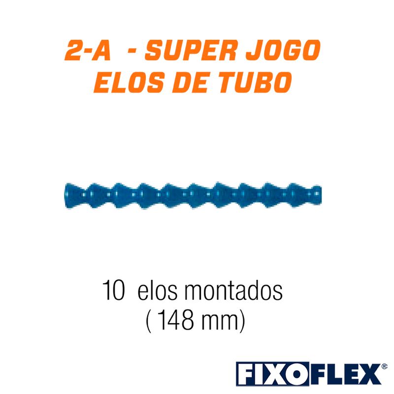 Jogo Elos de Tubo 1/4 Fixoflex Quimatic