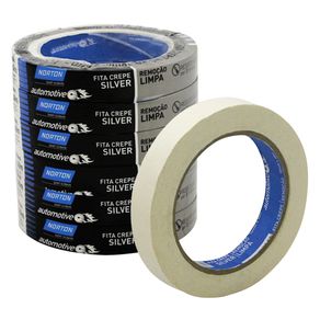 Fita-Crepe-Automotiva-Silver-Norton-48-mm-X-40-m Fita-Crepe-Automotiva-Silver-Norton-48-mm-X-40-m