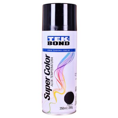 Tinta-Spray-Tekbond-Supercolor-Alta-Temperatura-600ºC-350ml---Preto