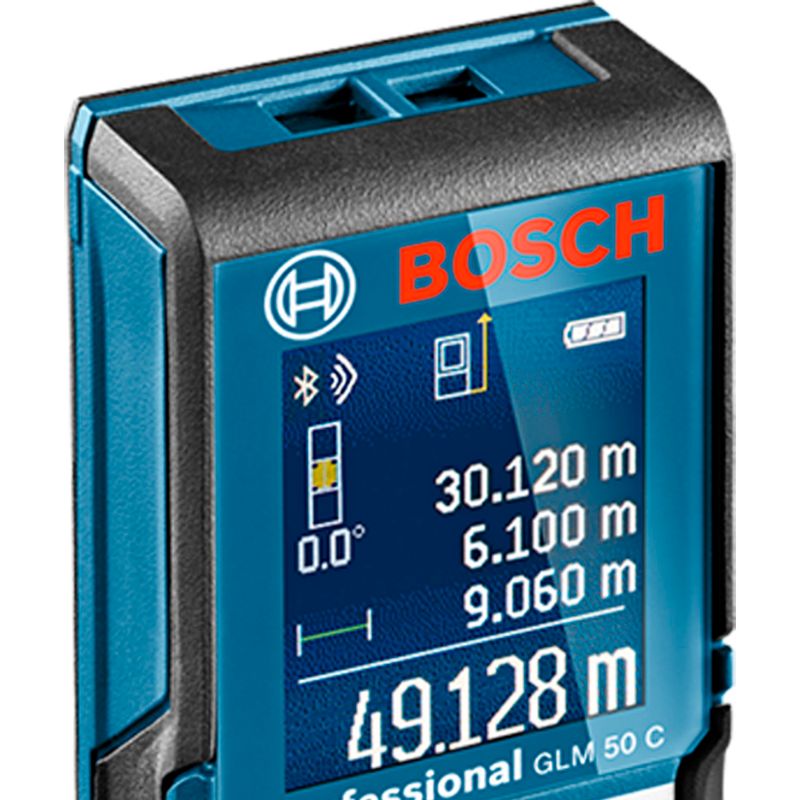 Medidor láser alcance 50m con bluetooth bosch glm 50 c
