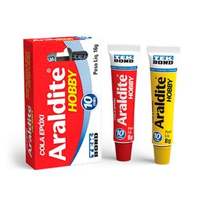 Cola-Araldite-Hobby-10828500700-Bisnaga-16g Cola-Araldite-Hobby-10828500700-Bisnaga-16g