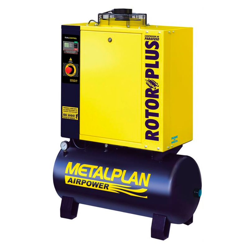 ProjetComp - Compressor de Parafuso Metalplan 10hp 36,5pcm Rotor