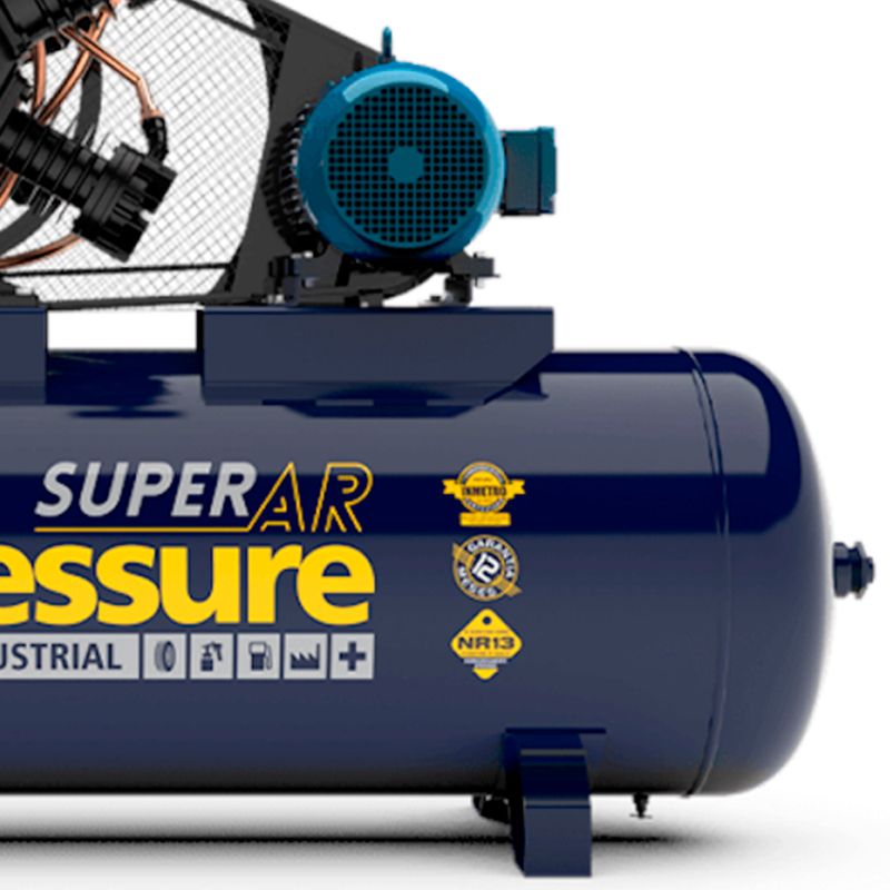 CHIARELI - Compressor Ar PRESSURE Super AR 40/425W 175psi 425 litros 10Hp  Trifas