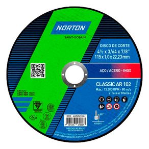 disco-corte-fino-4-1-2pol-x-1-x-7-8pol-norton-classic-ar102 disco-corte-fino-4-1-2pol-x-1-x-7-8pol-norton-classic-ar102