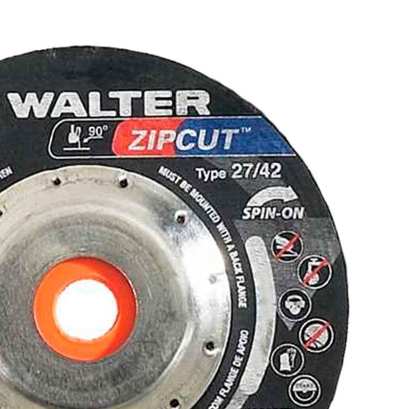 Disco de Corte Walter 4.1/2 X 1,2mm X M14 Zipcut - lfmaquinaseferramentas