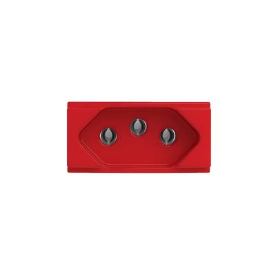 modulo-tomada-2pt-duplex-20a-250v-atria-soprano-vermelho