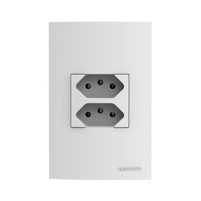 conjunto-montado-4x2-1-funcao-tomada-duplex-2p-t-10a-250v-atria-soprano-branco_01 conjunto-montado-4x2-1-funcao-tomada-duplex-2p-t-10a-250v-atria-soprano-branco_01