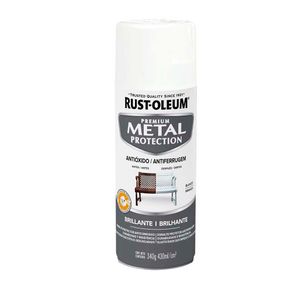 tinta-spray-metal-protection-brilho-rust-oleum-branco tinta-spray-metal-protection-brilho-rust-oleum-branco