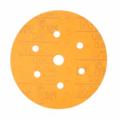 disco-de-lixa-hookit-6-216u-gold-com-furos-grao-220-3m