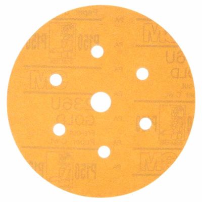 disco-de-lixa-hookit-6-216u-gold-com-furos-grao-150-3m